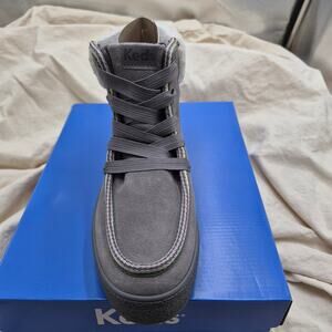 NEW Keds Women's Explore Bootie Fashion Boot moc-toe Charcoal Suede size 7